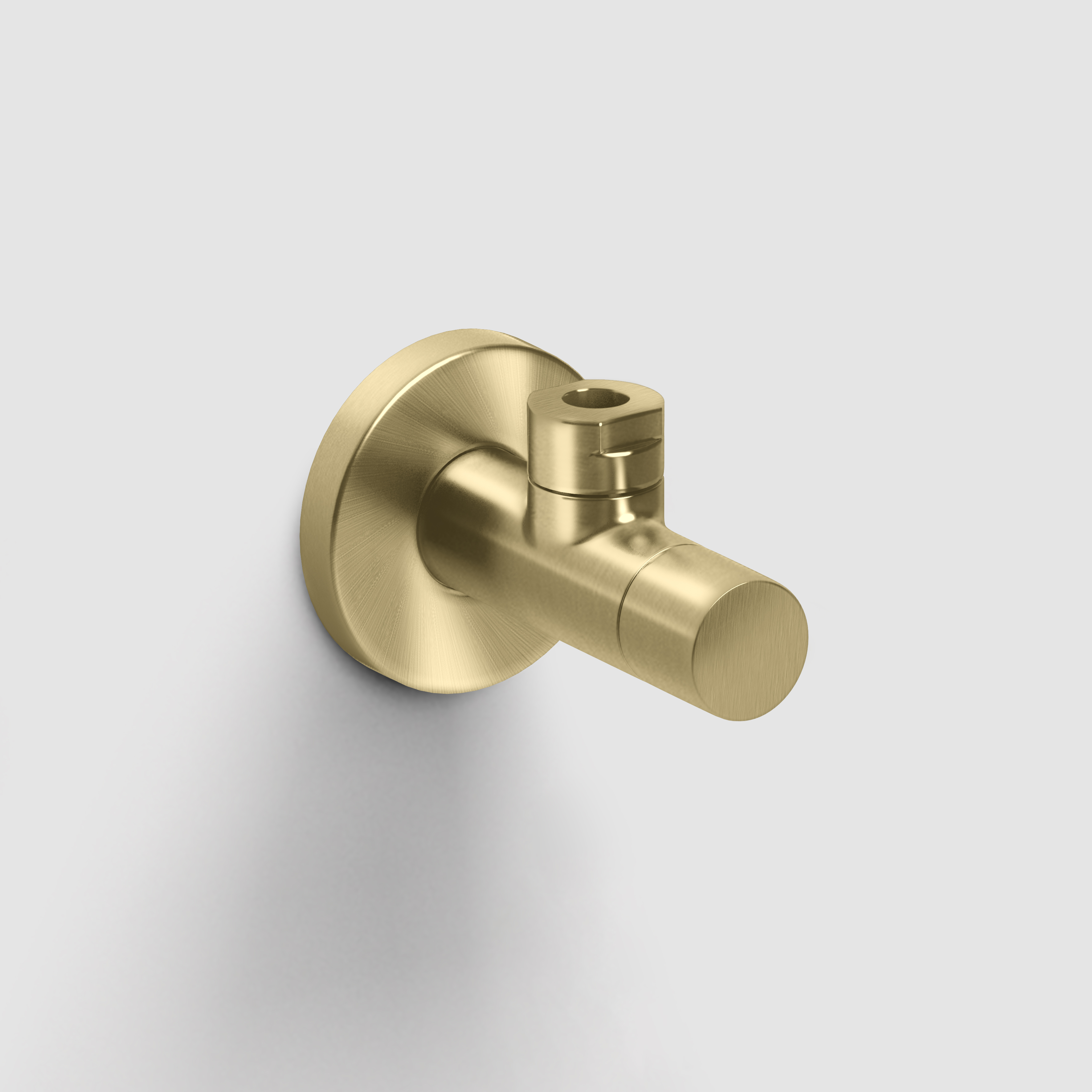 Clou Marathon 2 design hoekstopkraan goud geborsteld PVD
